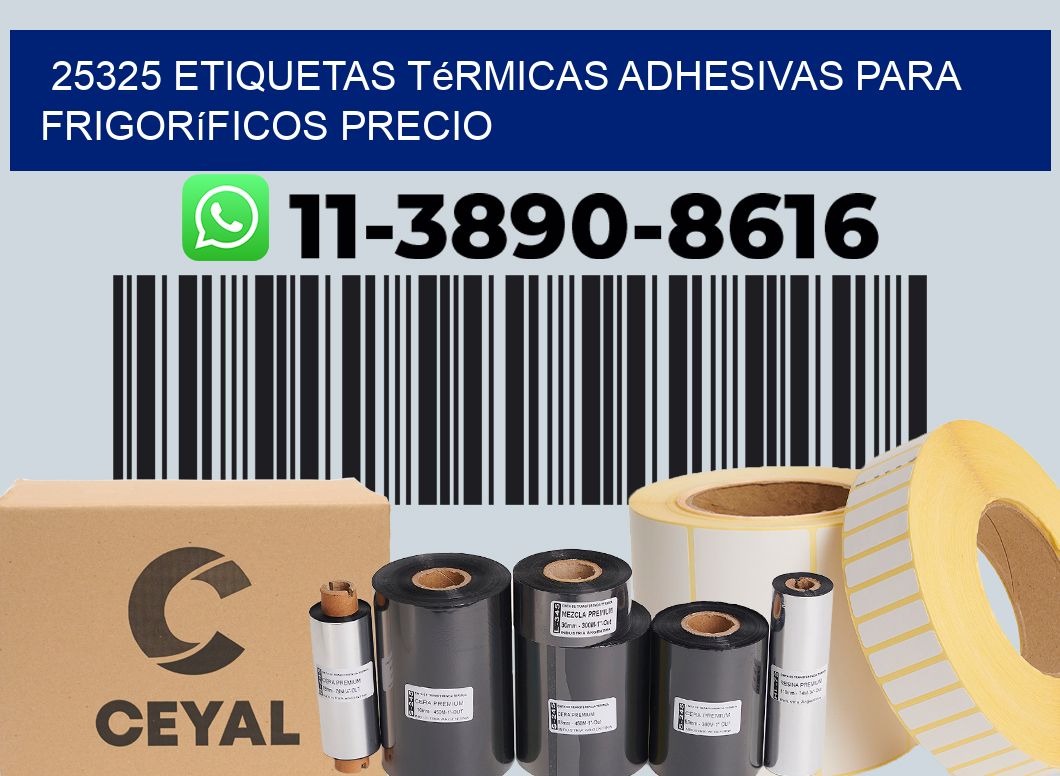 25325 etiquetas térmicas adhesivas para frigoríficos precio