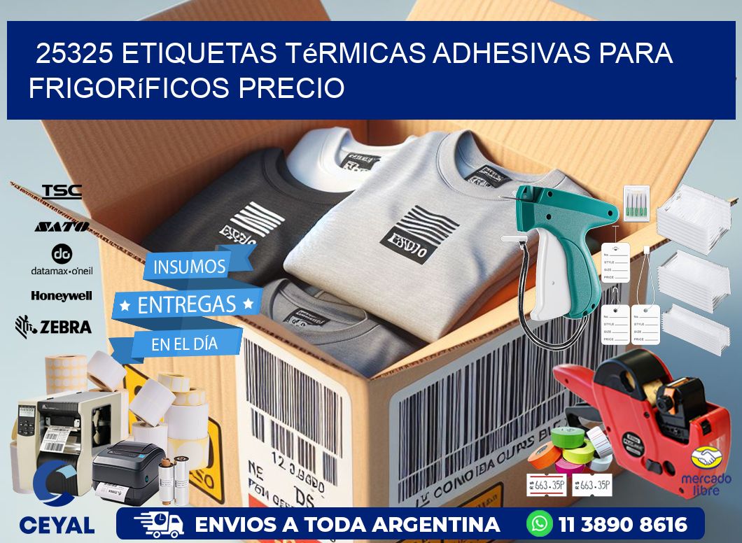 25325 etiquetas térmicas adhesivas para frigoríficos precio