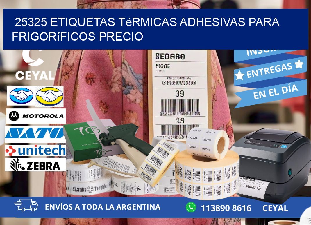25325 etiquetas térmicas adhesivas para frigoríficos precio