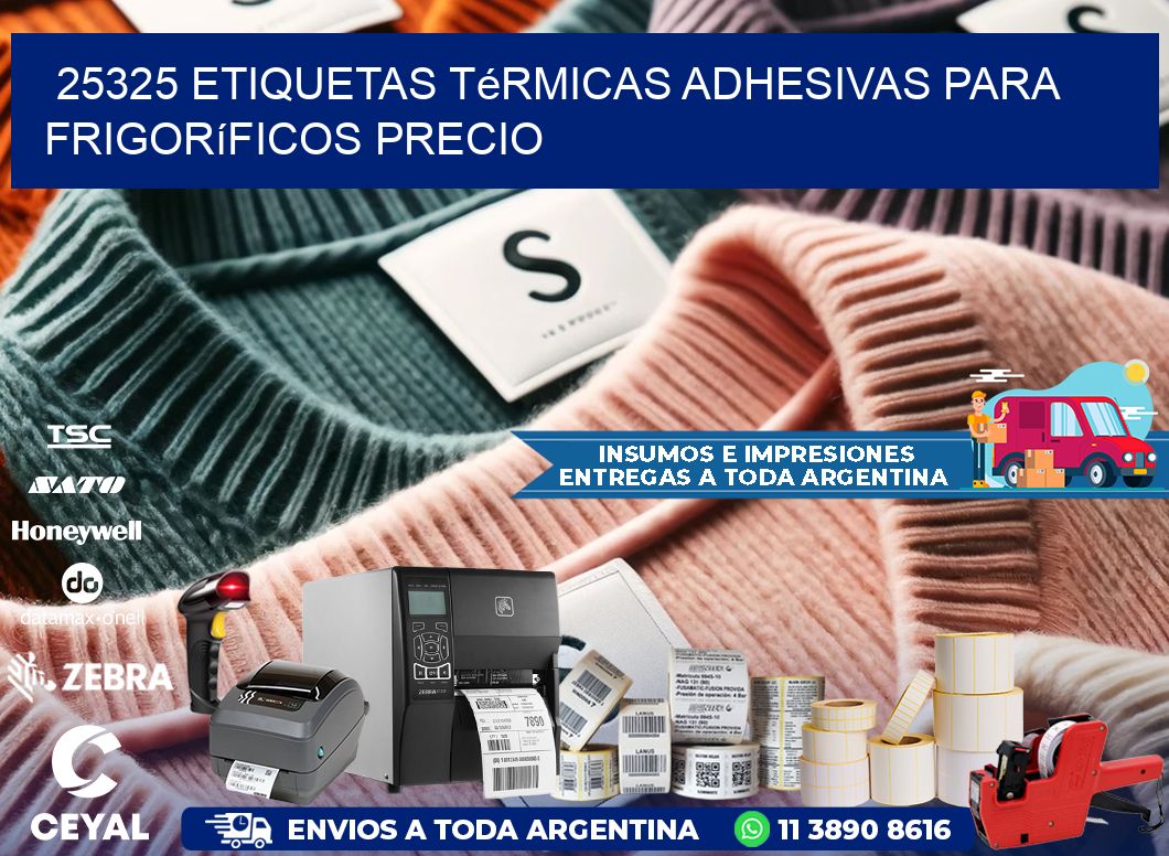 25325 etiquetas térmicas adhesivas para frigoríficos precio