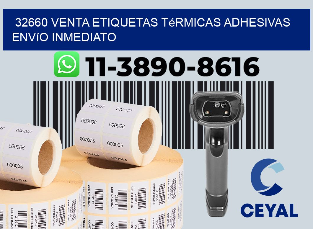 32660 venta etiquetas térmicas adhesivas envío inmediato