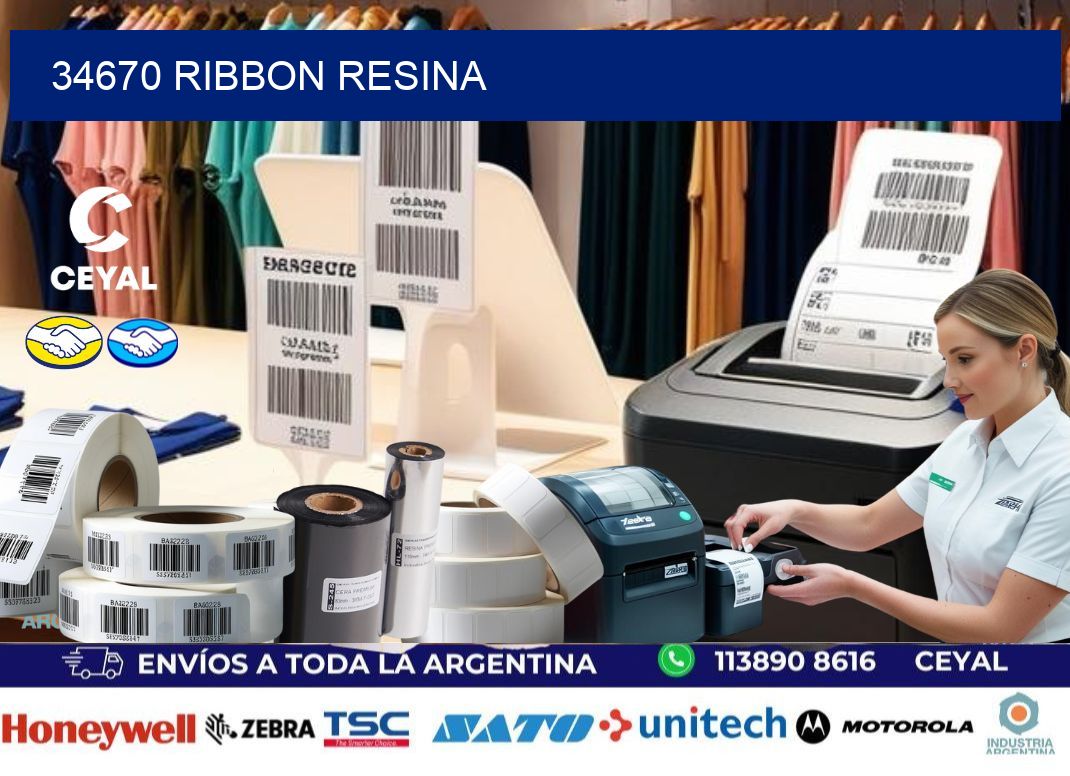 34670 ribbon resina