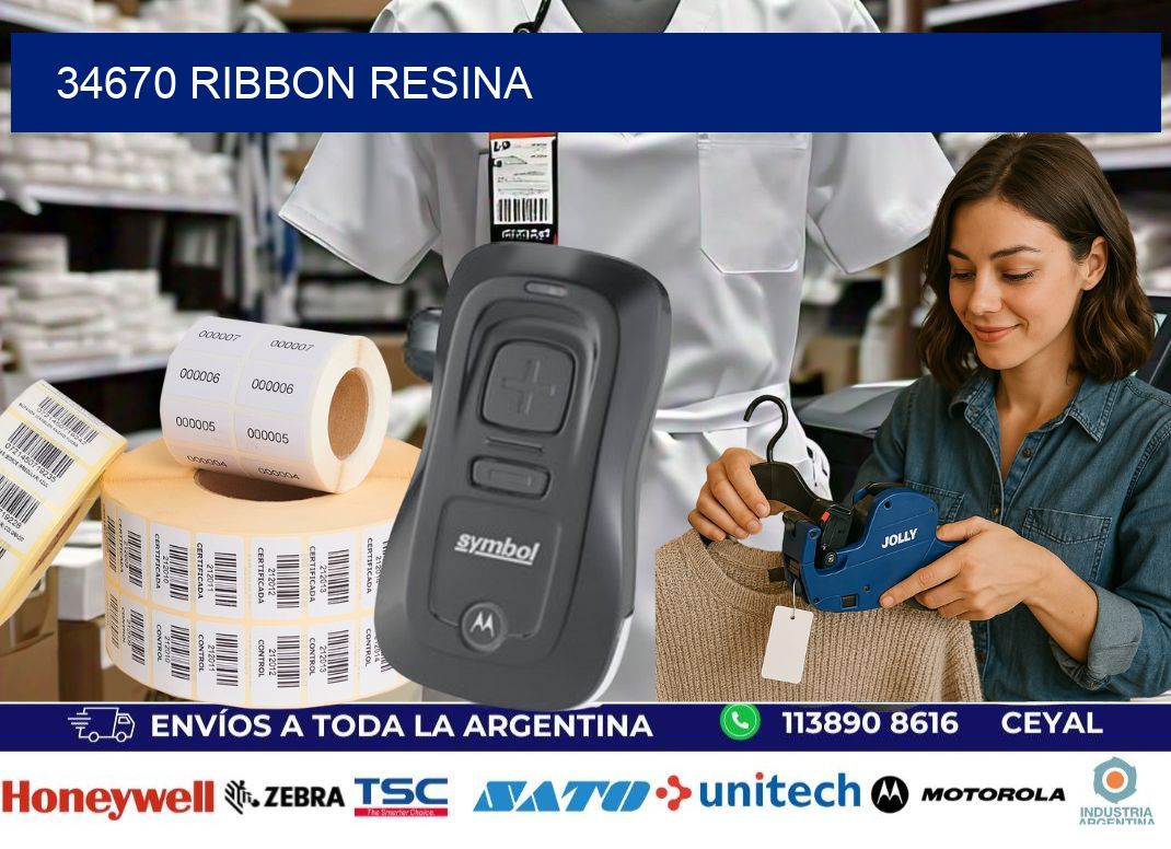 34670 ribbon resina