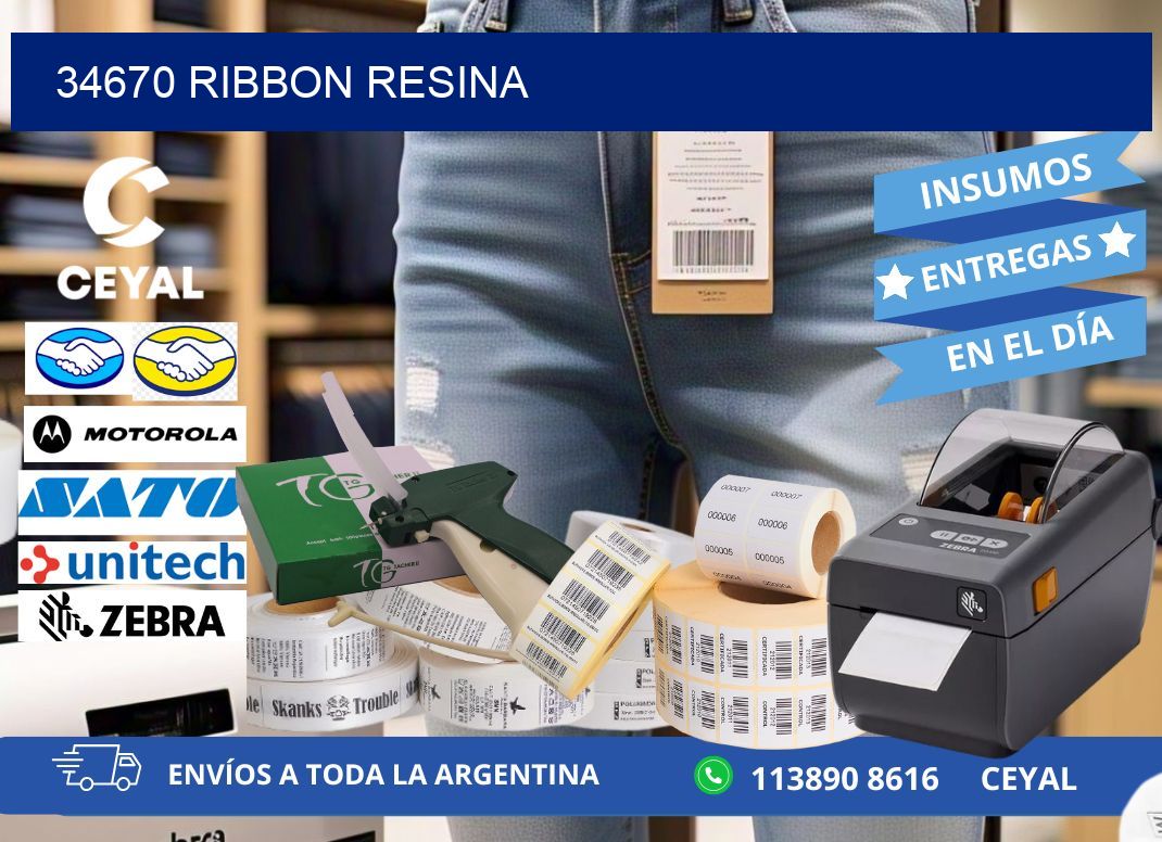 34670 ribbon resina