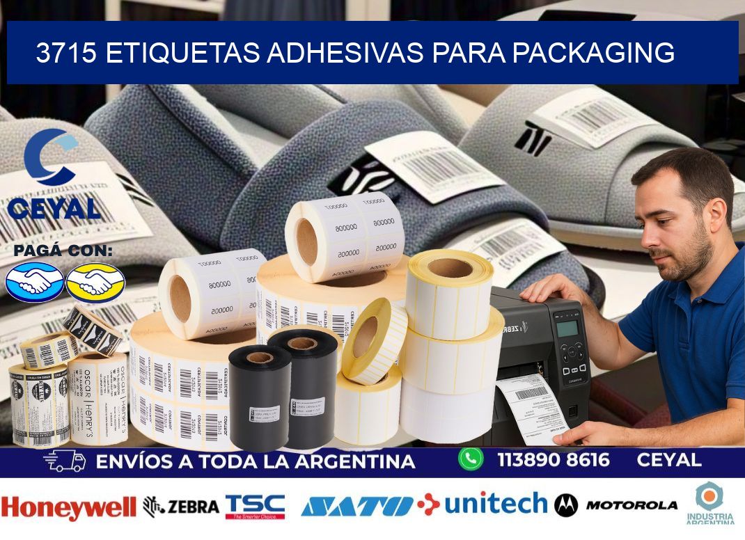 3715 etiquetas adhesivas para packaging