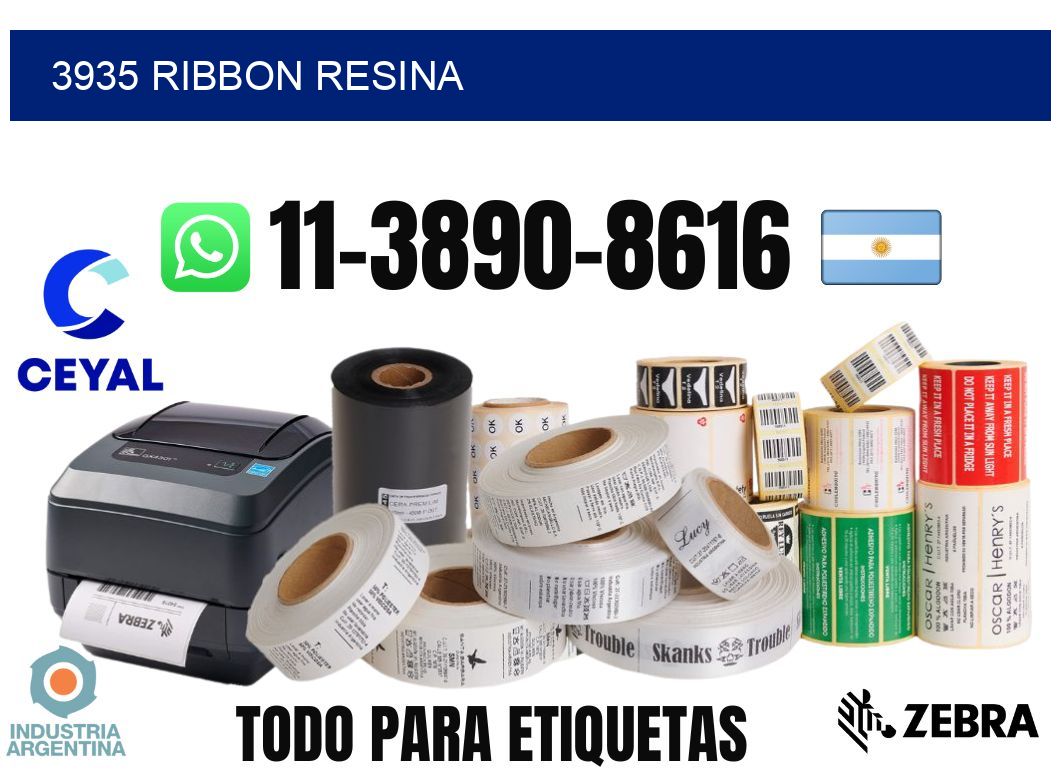 3935 ribbon resina