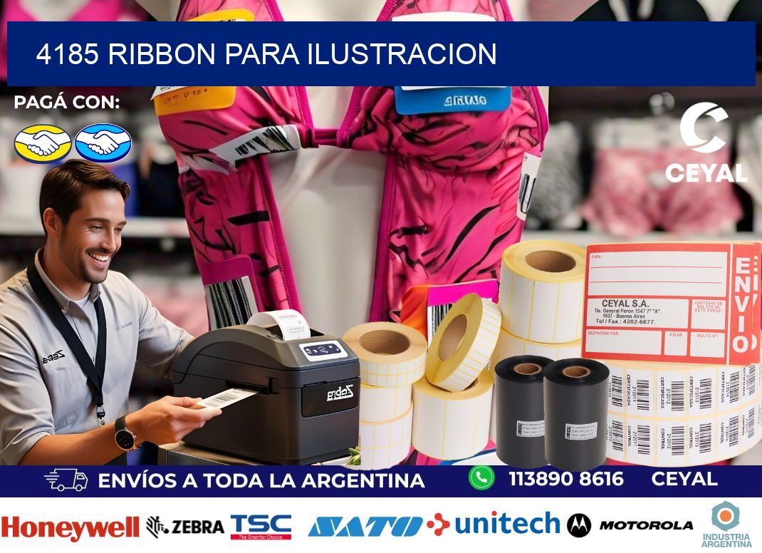 4185 ribbon para ilustracion
