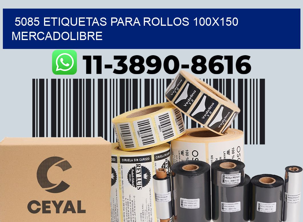 5085 etiquetas para rollos 100x150 mercadolibre