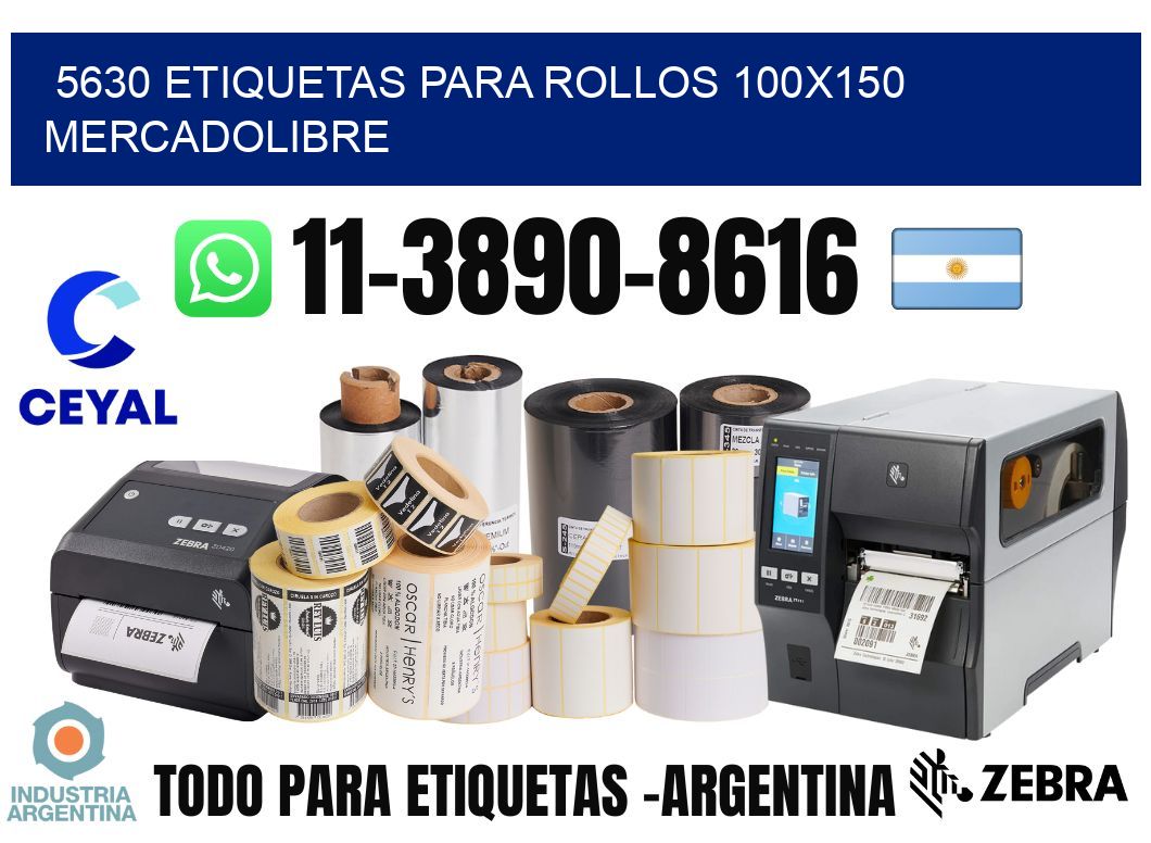 5630 etiquetas para rollos 100x150 mercadolibre