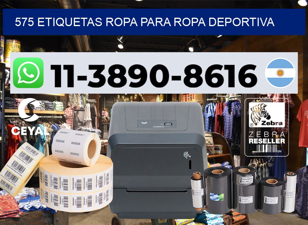 575 Etiquetas ropa para ropa deportiva