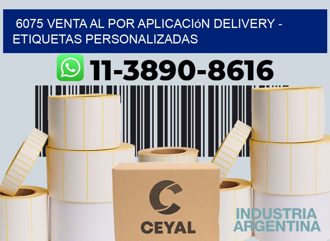 6075 Venta al Por Aplicación delivery - Etiquetas Personalizadas