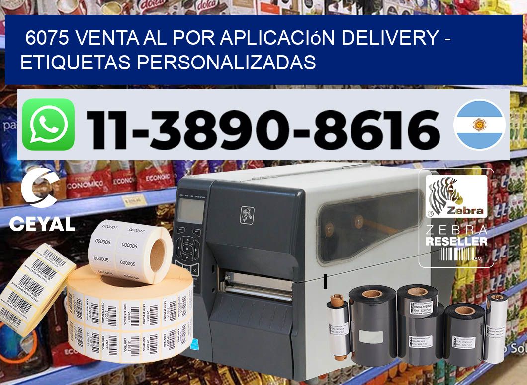 6075 Venta al Por Aplicación delivery – Etiquetas Personalizadas