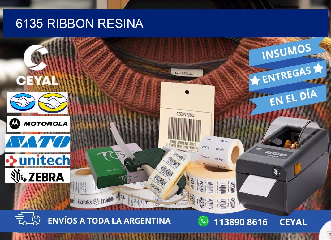 6135 ribbon resina