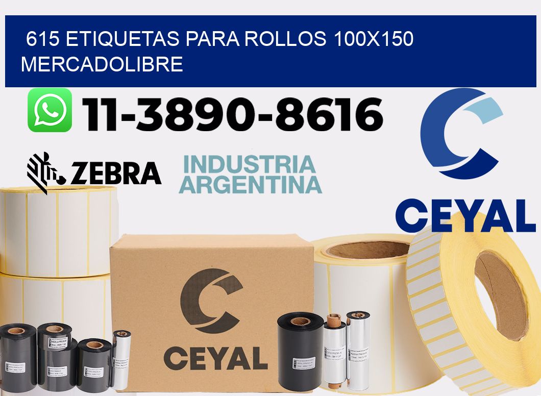 615 etiquetas para rollos 100x150 mercadolibre