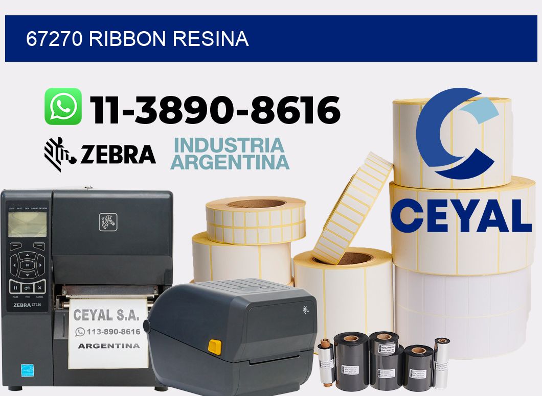 67270 ribbon resina