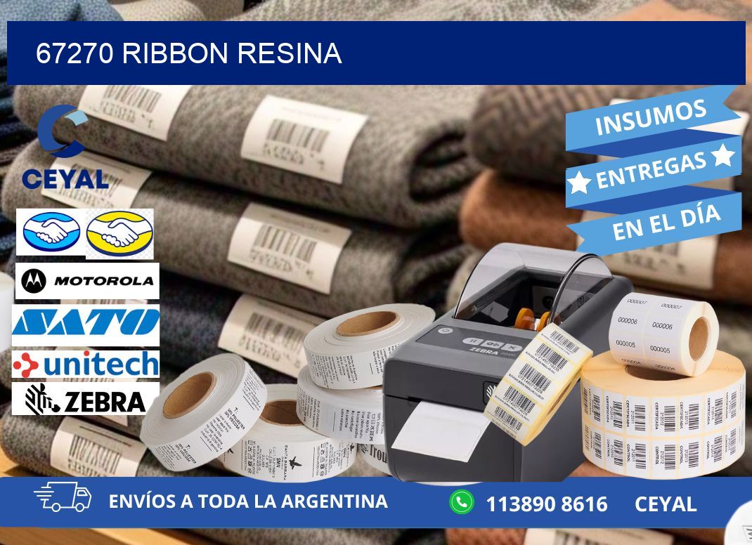 67270 ribbon resina