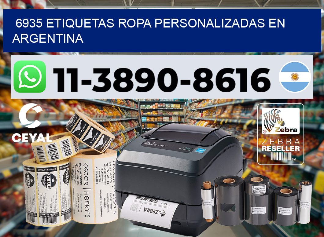 6935 Etiquetas ropa personalizadas en Argentina