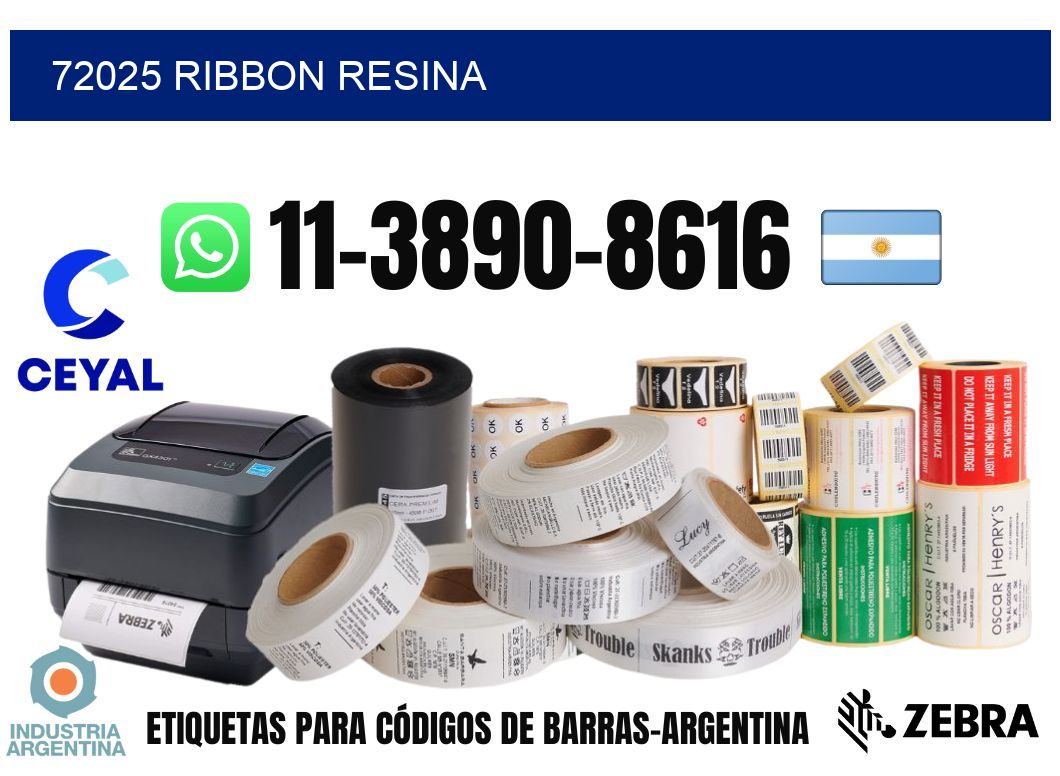 72025 ribbon resina