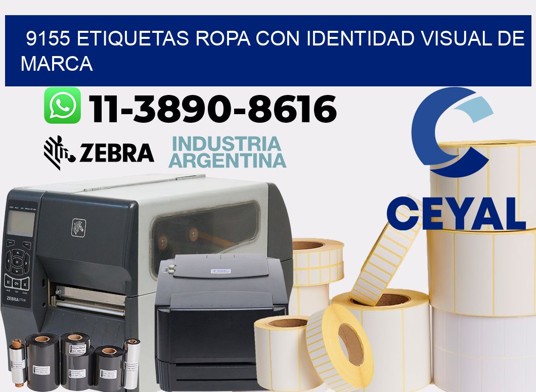 9155 Etiquetas ropa con identidad visual de marca