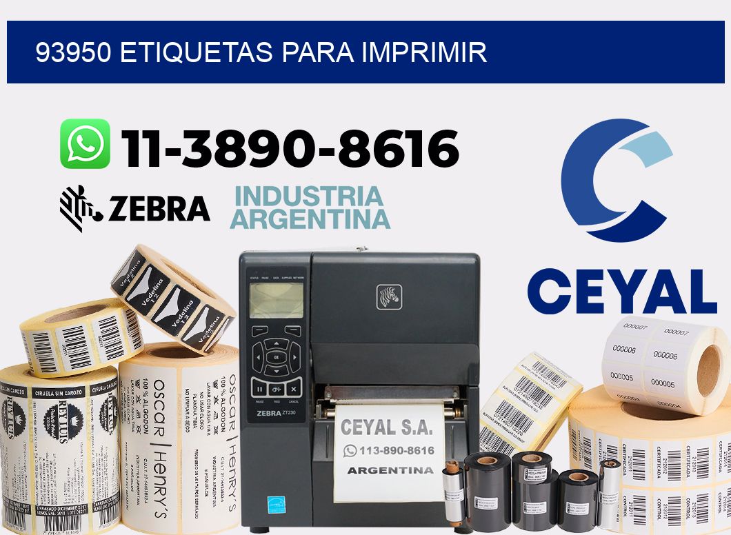93950 etiquetas para imprimir