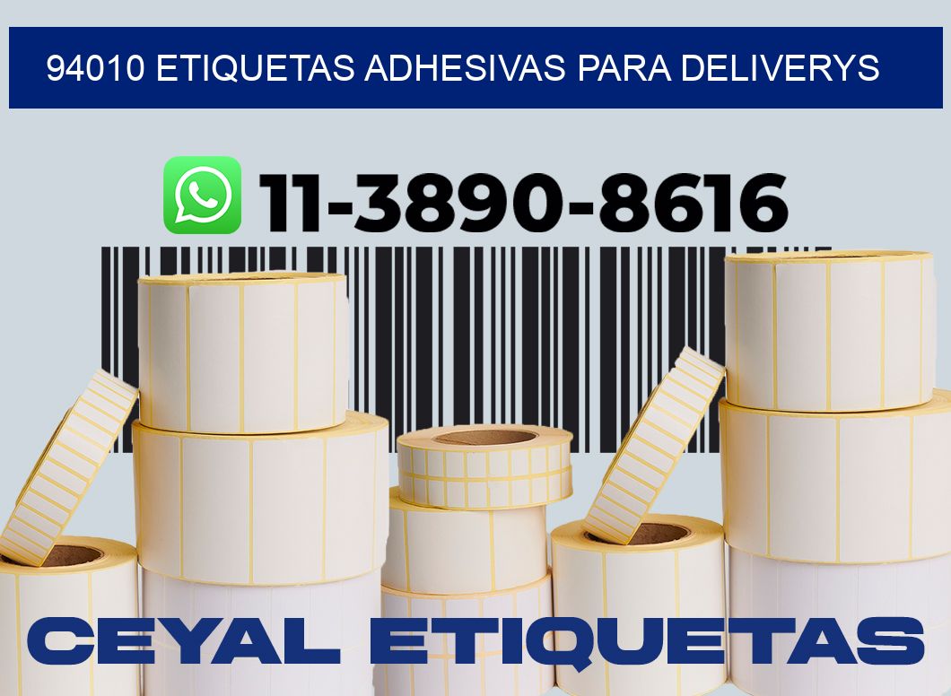94010 etiquetas adhesivas para deliverys