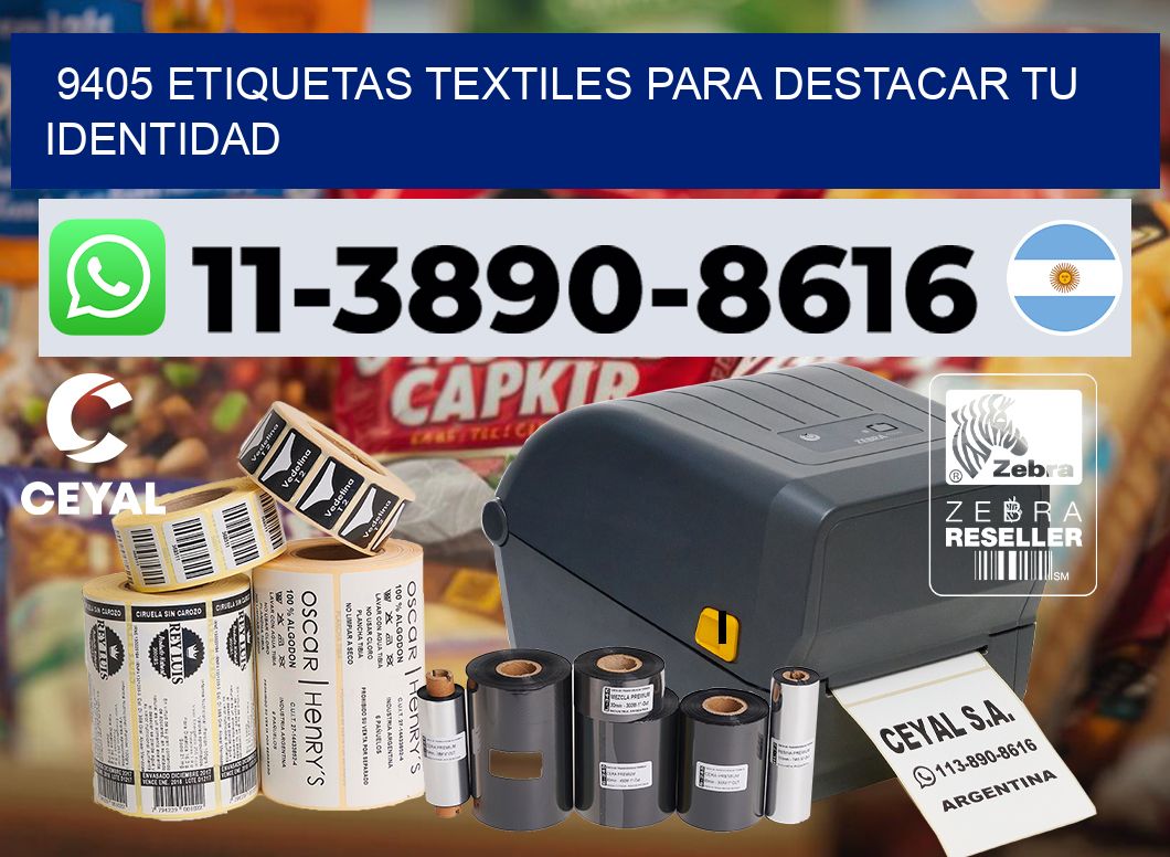9405 Etiquetas textiles para destacar tu identidad