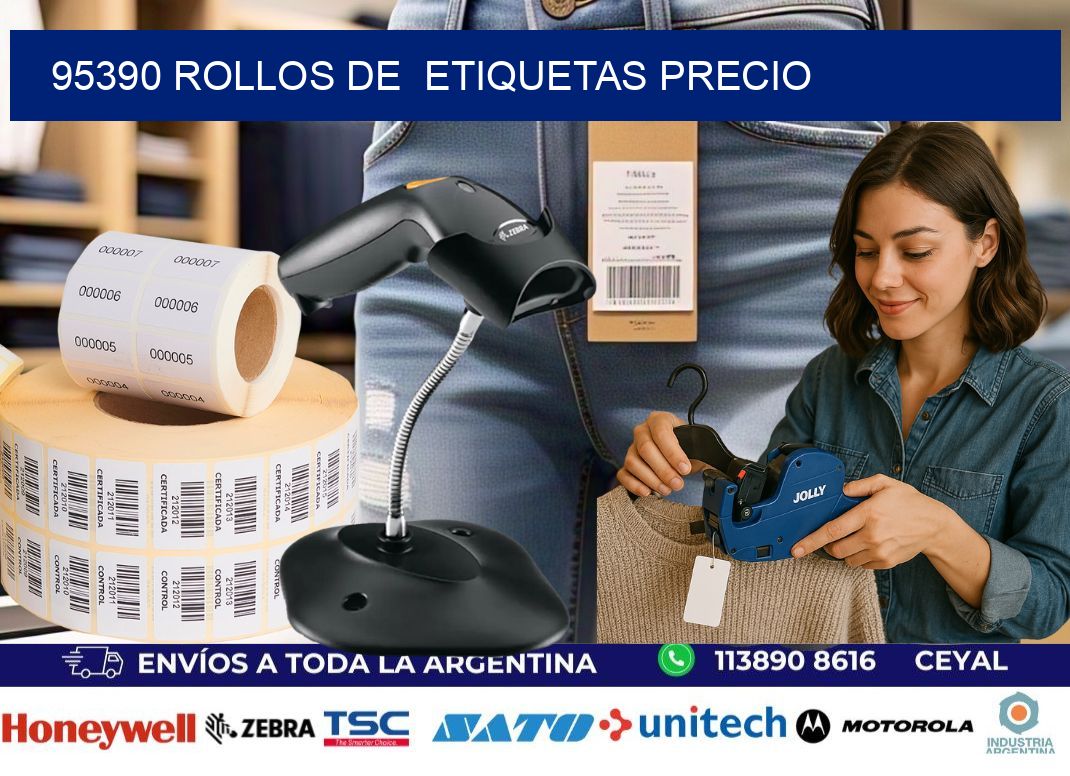 95390 rollos de etiquetas precio