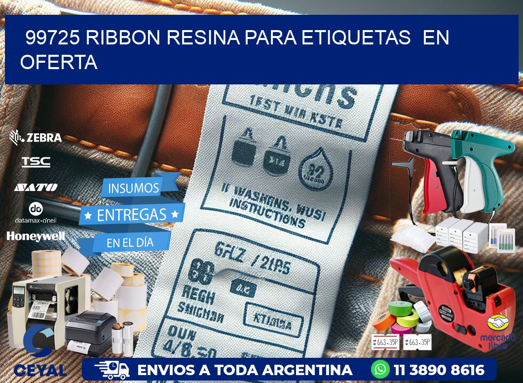99725 ribbon resina para etiquetas  en oferta
