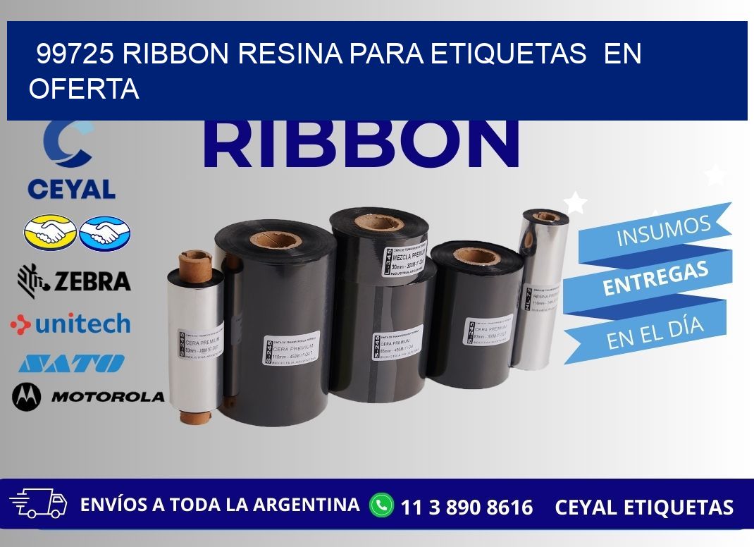 99725 ribbon resina para etiquetas  en oferta
