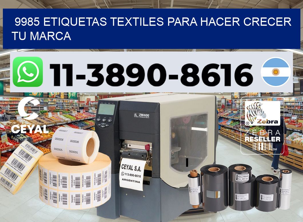 9985 Etiquetas textiles para hacer crecer tu marca
