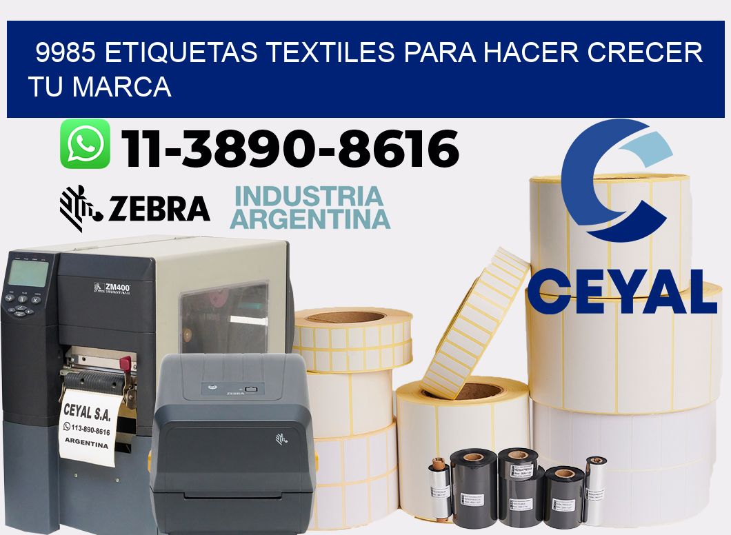9985 Etiquetas textiles para hacer crecer tu marca
