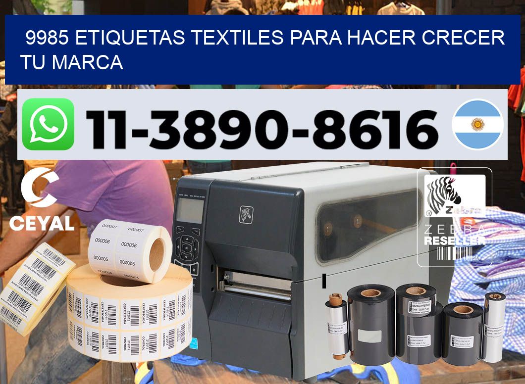 9985 Etiquetas textiles para hacer crecer tu marca