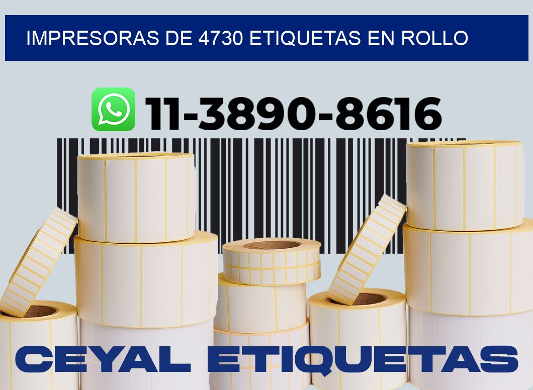 impresoras de 4730 etiquetas en rollo