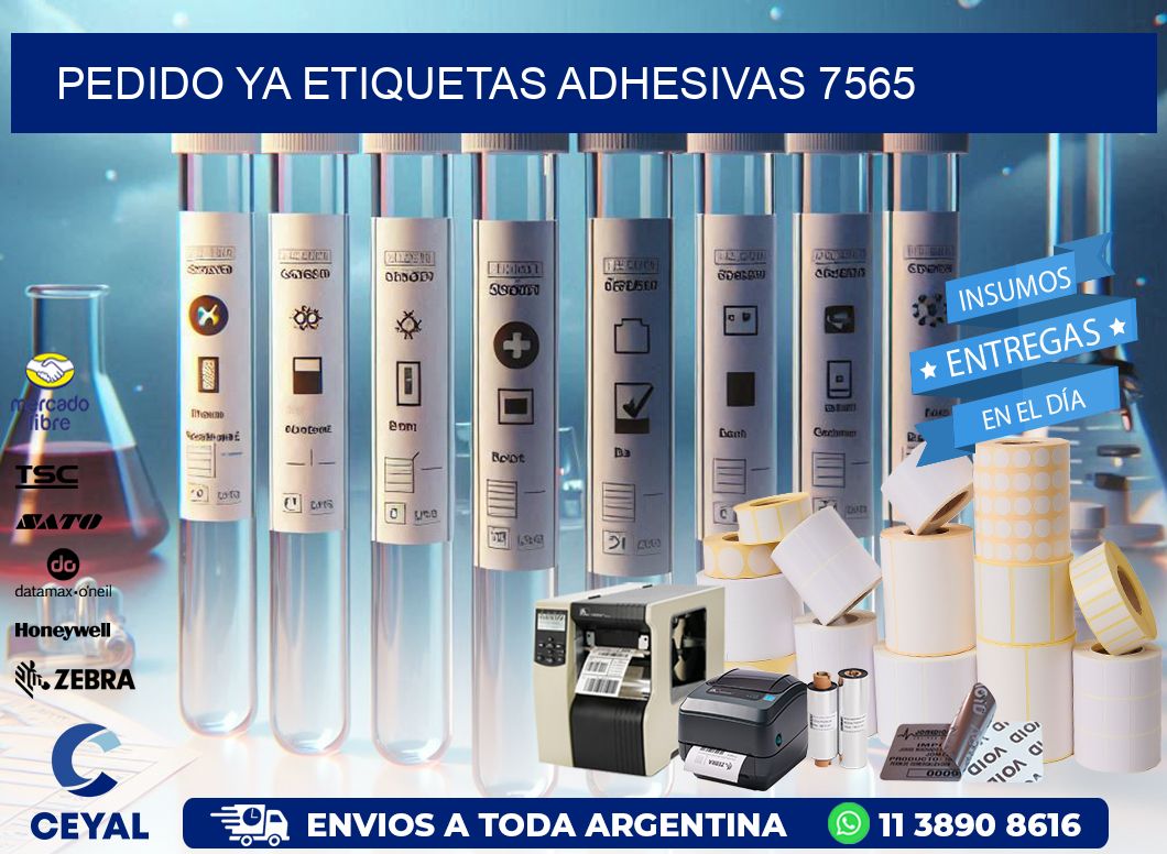 pedido ya etiquetas adhesivas 7565