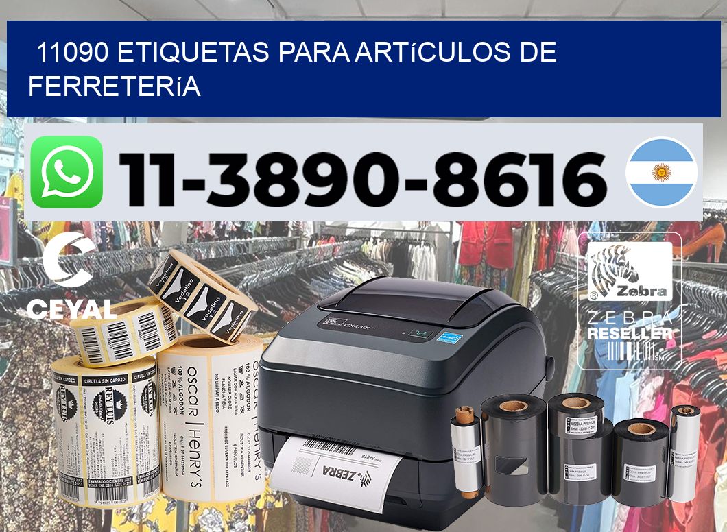 11090 Etiquetas para artículos de ferretería