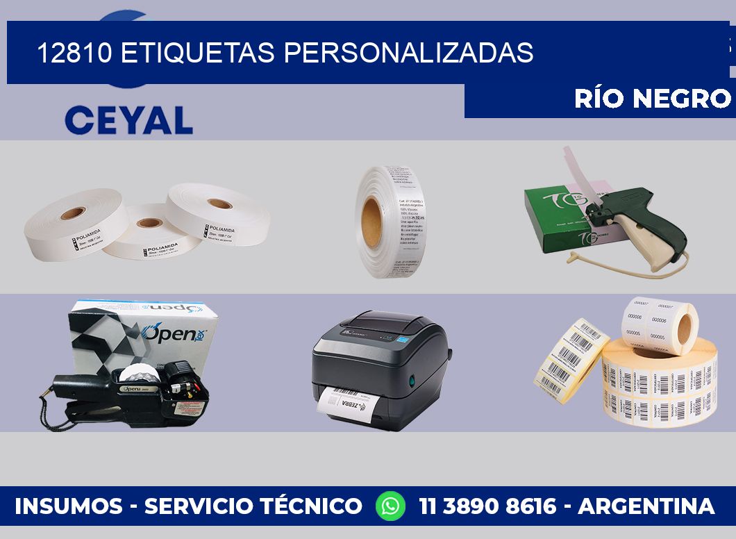12810 etiquetas personalizadas