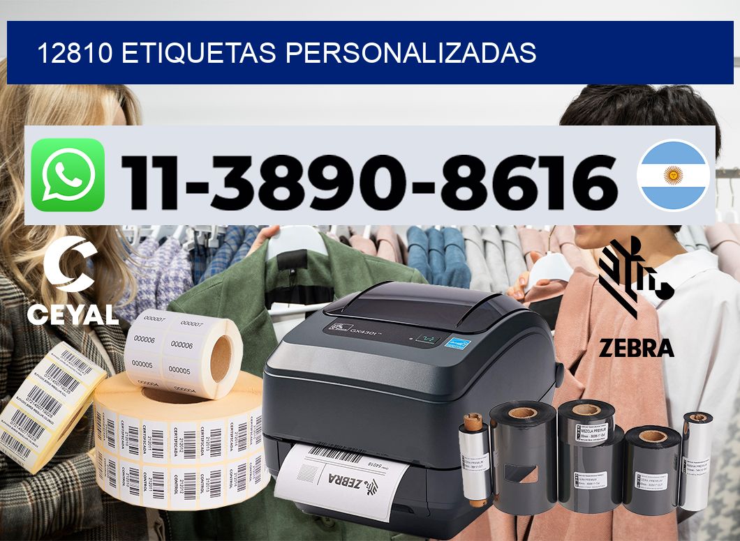 12810 etiquetas personalizadas