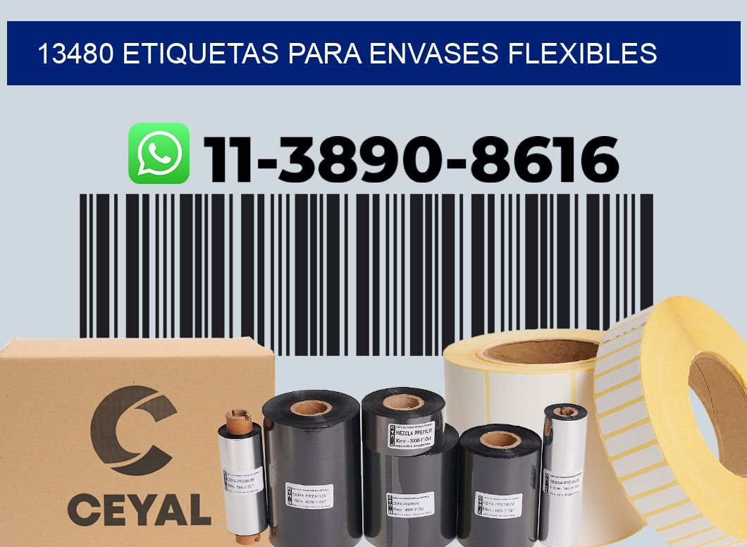 13480 Etiquetas para envases flexibles