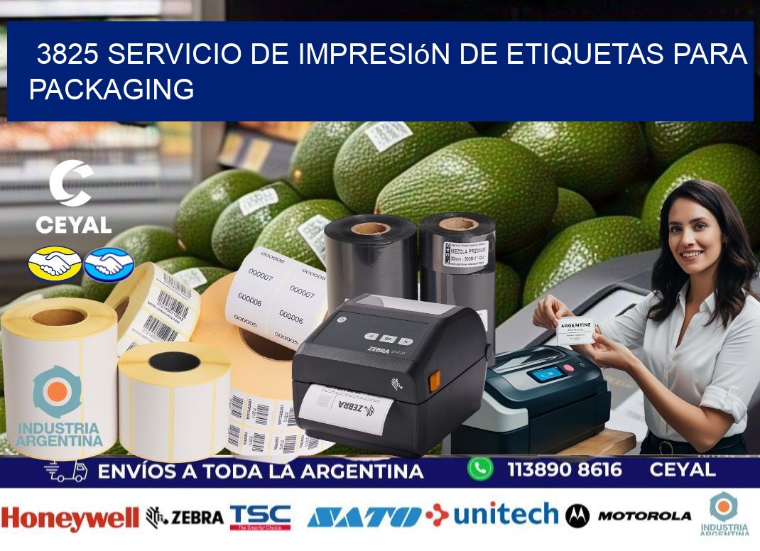 3825 Servicio de impresión de etiquetas para packaging