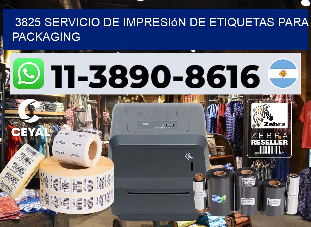 3825 Servicio de impresión de etiquetas para packaging