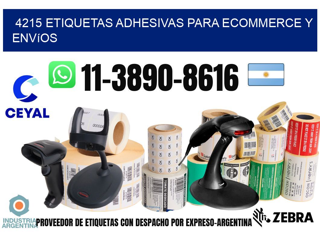4215 Etiquetas adhesivas para ecommerce y envíos