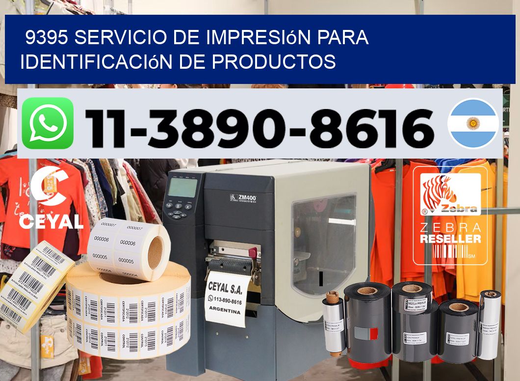 9395 Servicio de impresión para identificación de productos