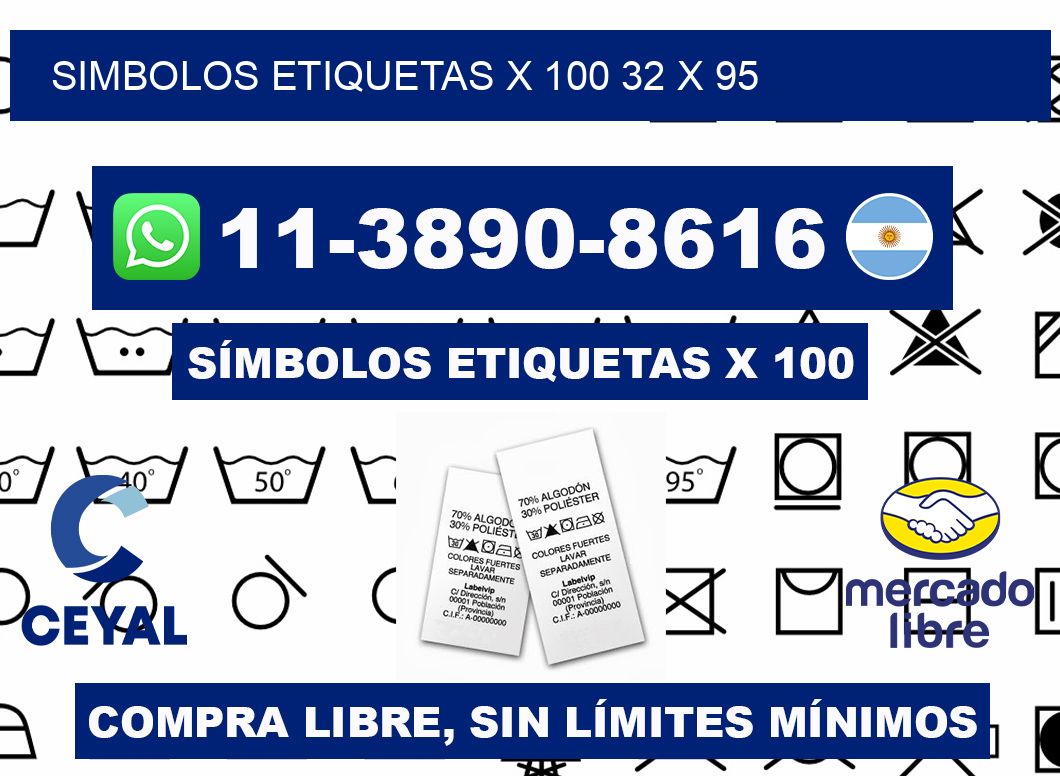 SIMBOLOS ETIQUETAS X 100 32 x 95