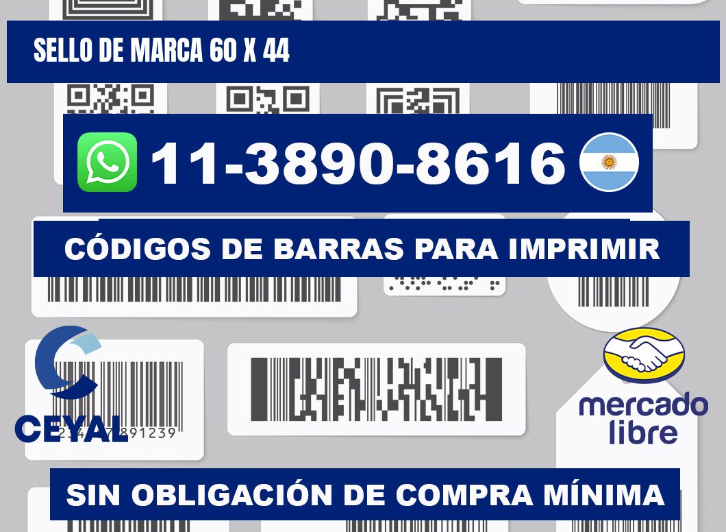 Sello de marca 60 x 44