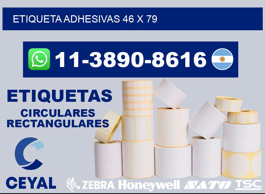 etiqueta adhesivas 46 x 79