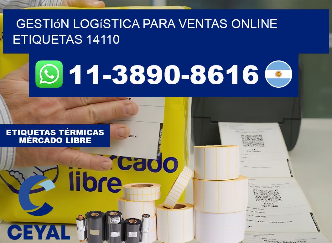 Gestión logística para ventas online  etiquetas 14110