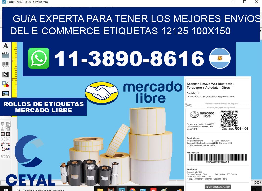 Guía experta para tener los mejores envíos del e-commerce etiquetas 12125 100x150