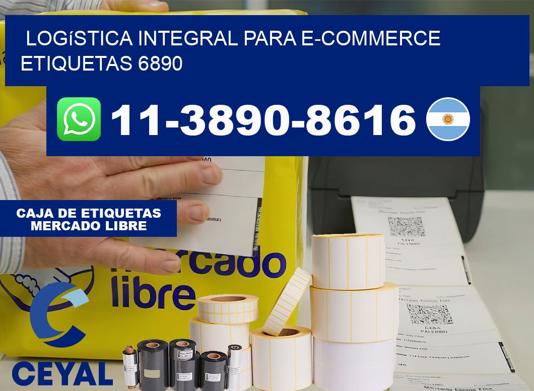 Logística integral para e-commerce  etiquetas 6890