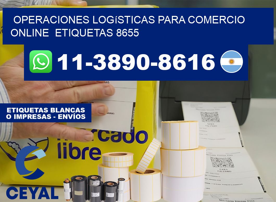 Operaciones logísticas para comercio online  etiquetas 8655