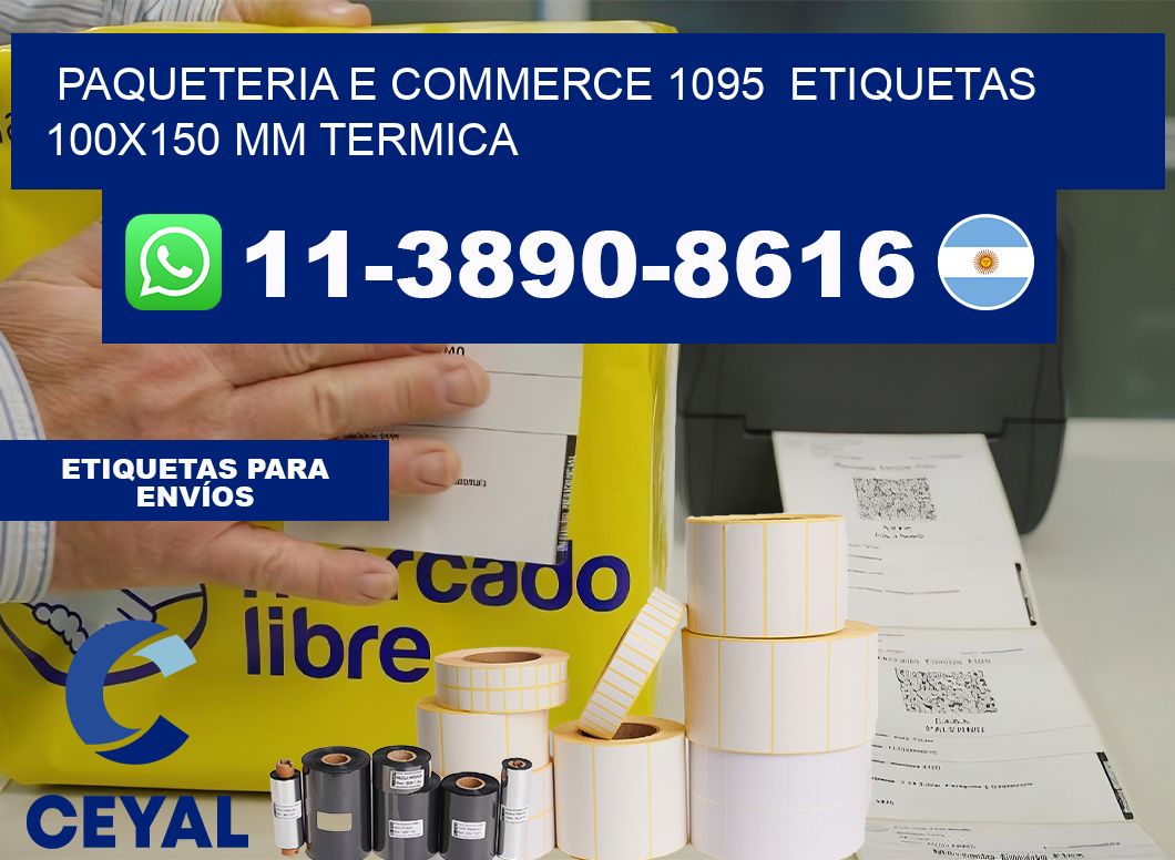 Paqueteria e commerce 1095  etiquetas 100×150 mm termica